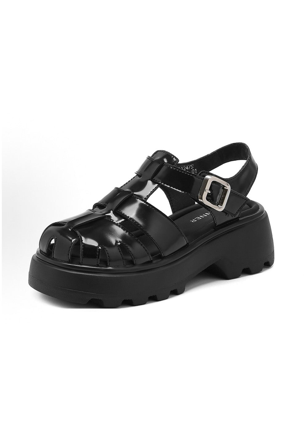 C.BANNER Leather Gladiator Platform Sandals - PSYLOS 1, C.BANNER Leather Gladiator Platform Sandals, Sandals, C.BANNER, PSYLOS 1